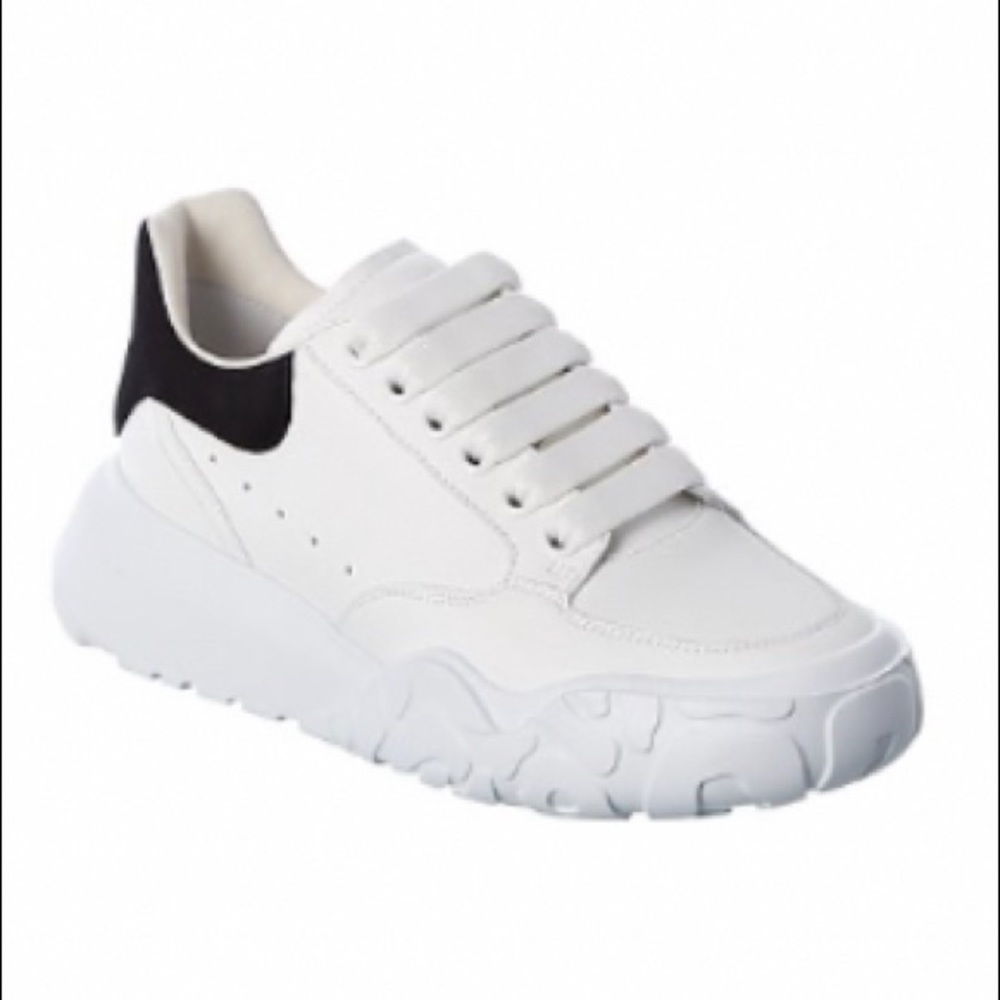 Alexander McQueen court leather trainer sneakers size 6